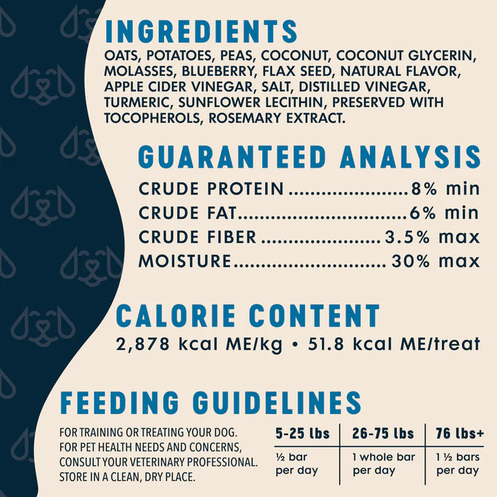 Finley's Antioxidant Boost Soft Chew Benefit Bars For Dogs