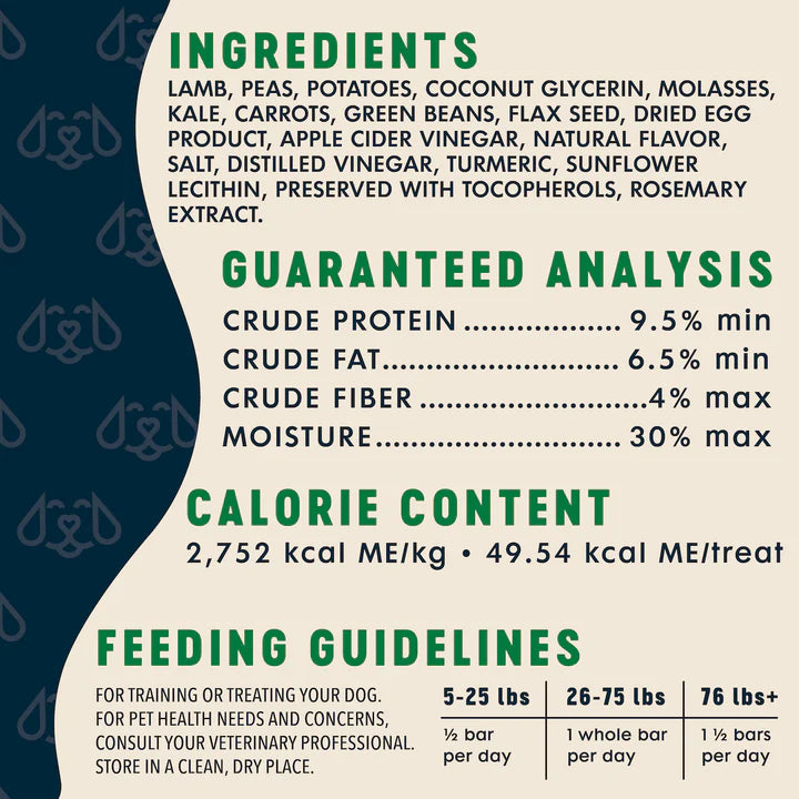 Finley's Healthy Heart Soft Chew Benefit Bars For Dogs