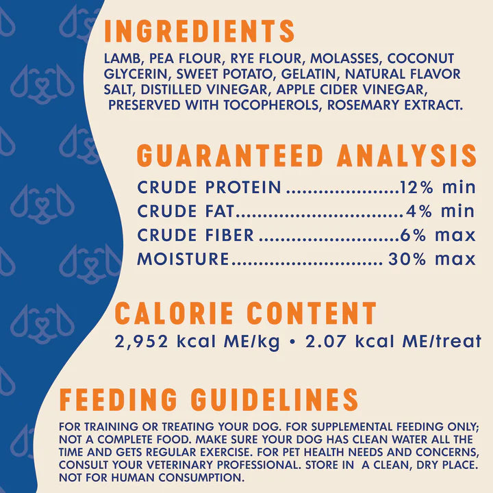 Finley's Lamb Recipe Soft Chew Trainer Bites Dog Treats