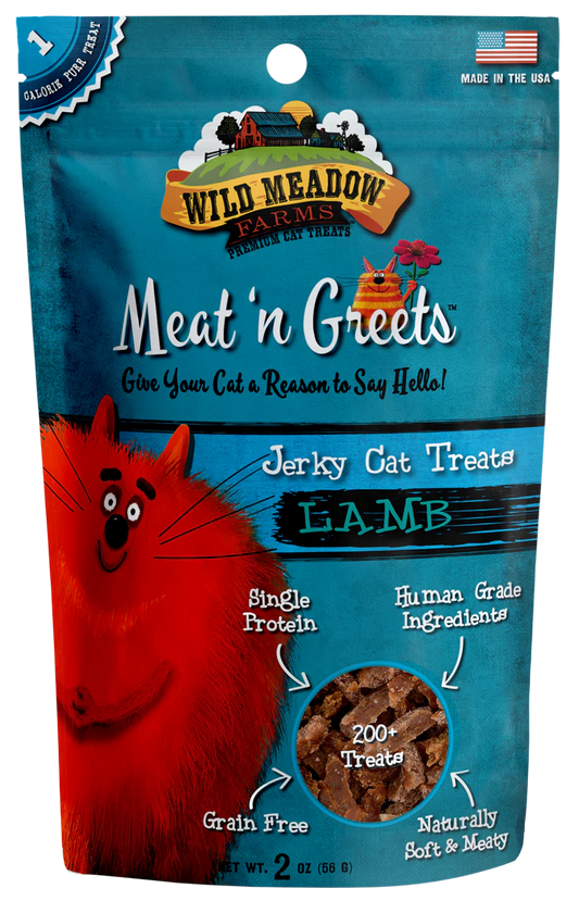 Meat 'N Greets Lamb Cat Treats