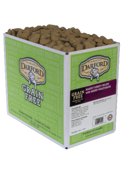 Darford Grain Free Baked Turkey W/Mixed Vegetables Treats For Dogs