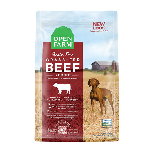 OPEN FARM Grass Fed Beef Grain Free Dry Dog Food