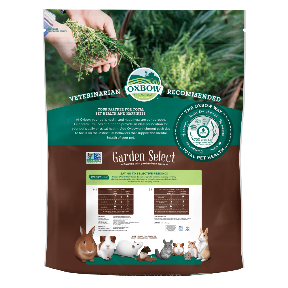 Oxbow Animal Health Garden Select Chinchilla Food