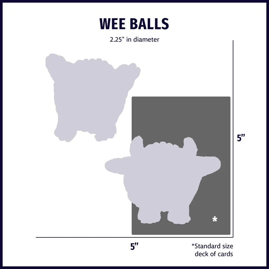 HuggleHounds Wee Huggles Balls Dog Toy