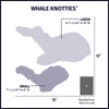 HuggleHounds Mobie Whale Knottie Dog Toy