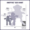 HuggleHounds Bitsy Bunny Knottie Dog Toy