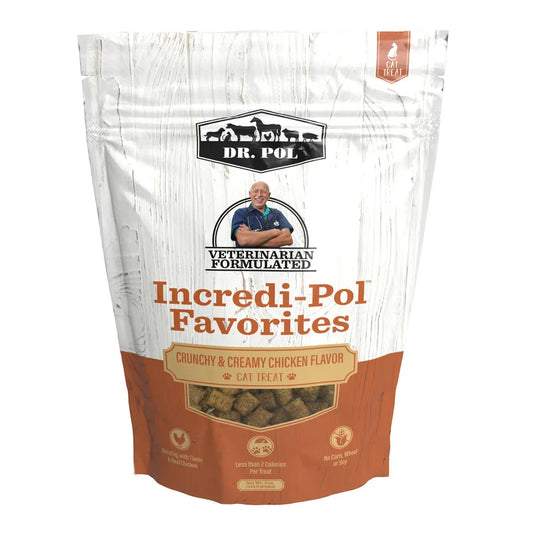 Dr. Pol Incredi-Pol Favorites Crunchy Filled Chicken Flavored Cat Treats
