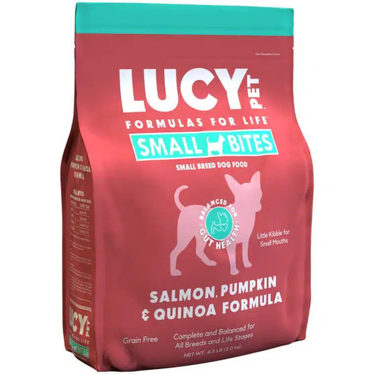 Lucy Pet Salmon, Pumpkin & Quinoa Small Bites for Dogs