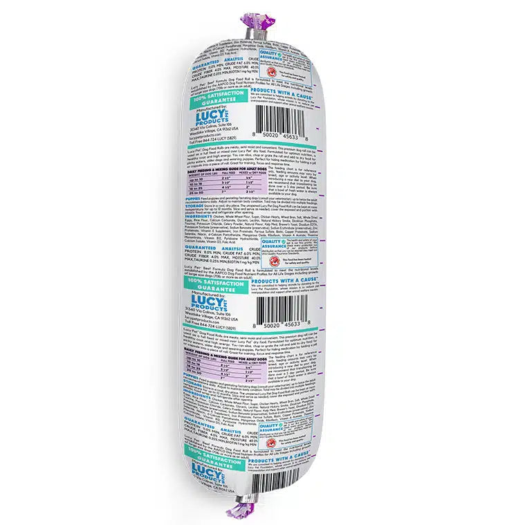 Lucy Pet Chicken Formula Dog Food Roll