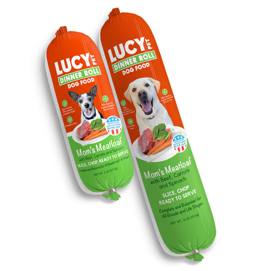 Lucy Pet Mom's Meatloaf Beef with Carrots, and Spinach