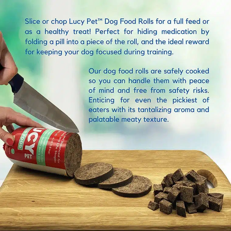 Lucy Pet Beef Formula Dog Food Roll