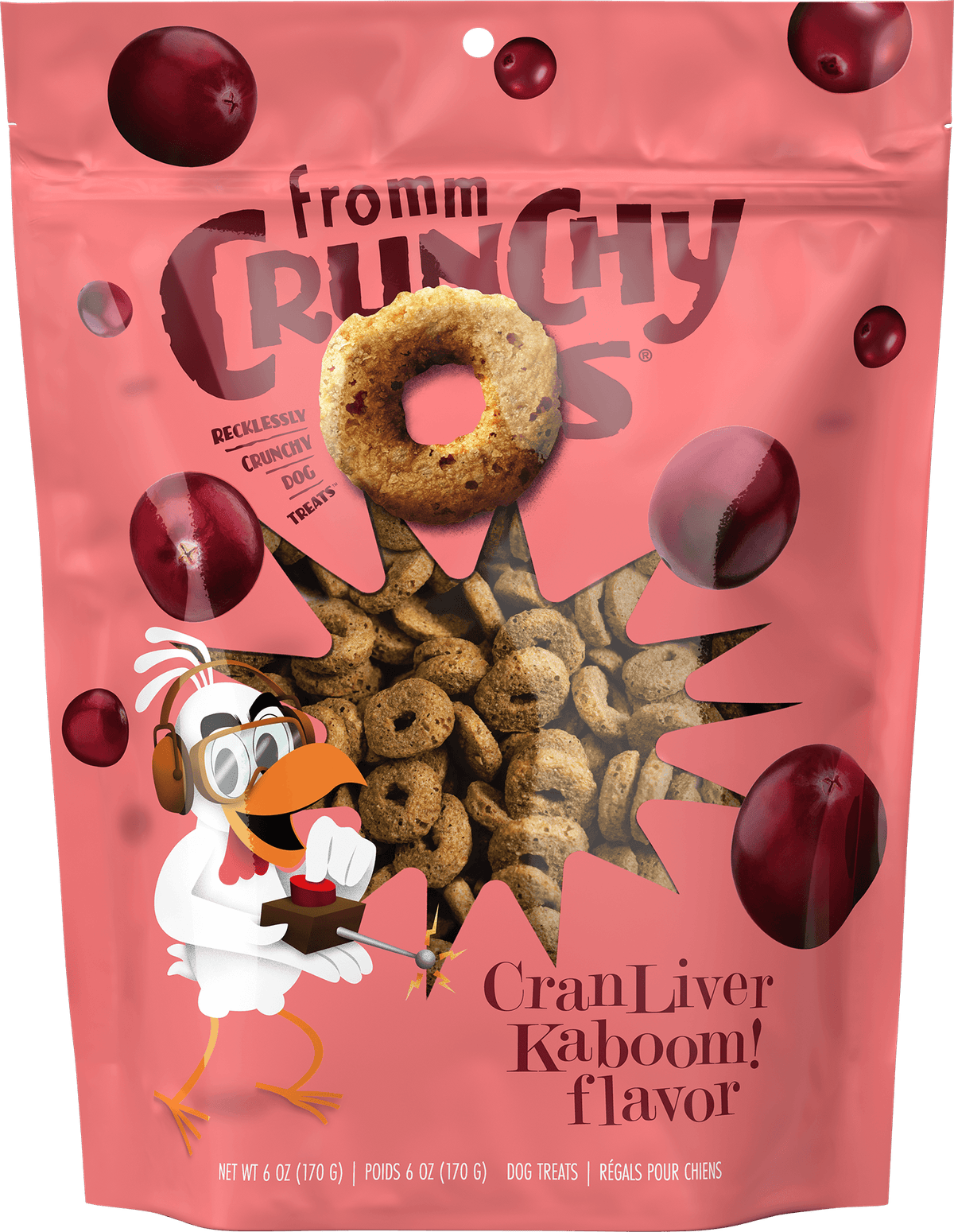 Fromm Crunchy O's CranLiver Kaboom! Dog Treats