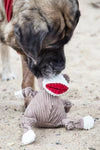 HuggleHounds Stuey Sock Monkey Knottie Dog Toy