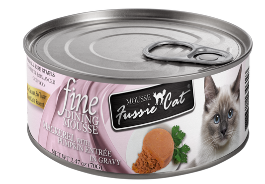 Fussie Cat Mackerel With Pumpkin Entree Wet Cat Food