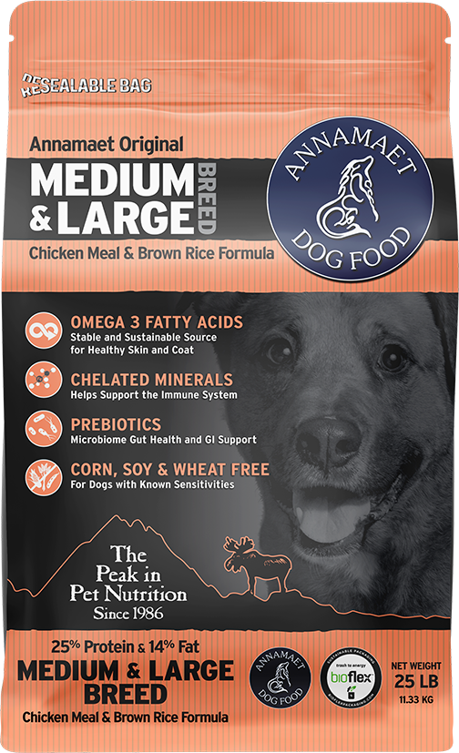 Annamaet Medium and Large Breed Formula Dry Dog Food