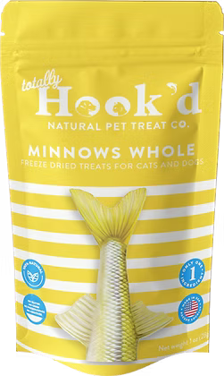 Totally Hook'd Freeze-Dried Minnows Cat & Dog Treats