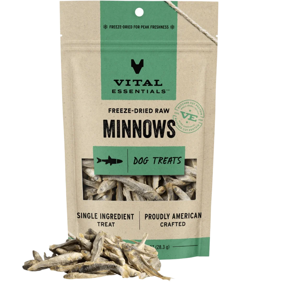 Vital Essentials Freeze-Dried Minnows Dog Treats