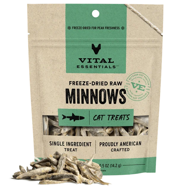 Vital Essentials Freeze-Dried Minnow Cat Treats