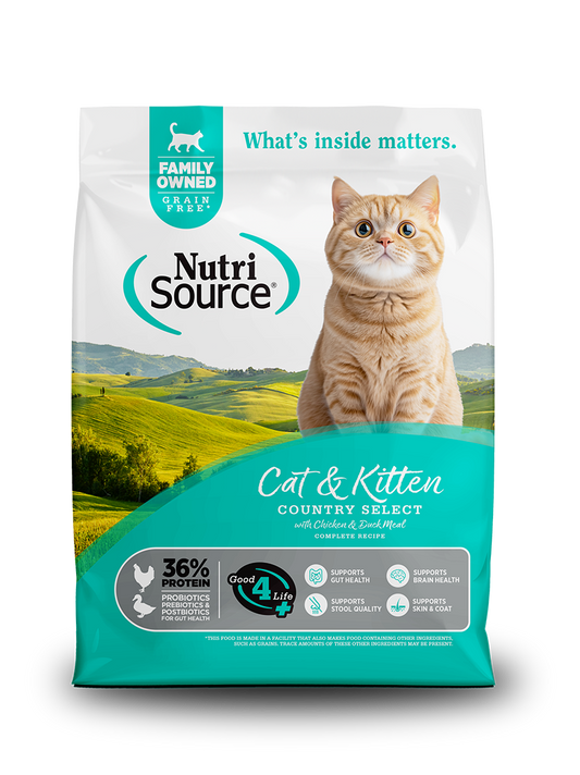 Nutrisource Cat and Kitten Grain Free Country Select Dry Cat Food
