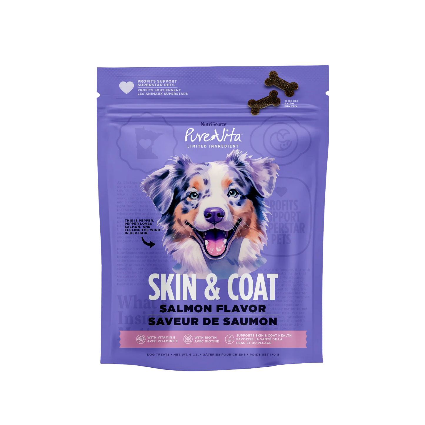 PureVita Skin & Coat Dog Treats