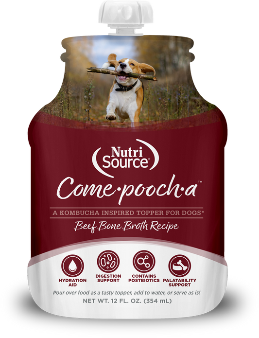 Nutrisource Come-Pooch-A Beef Bone Broth Recipe for Dogs