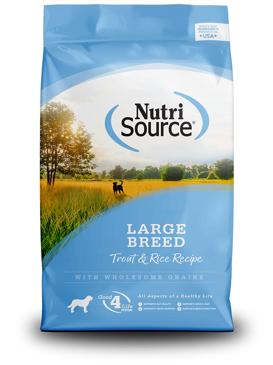 Nutrisource Large Breed Trout and Rice Dry Dog Food