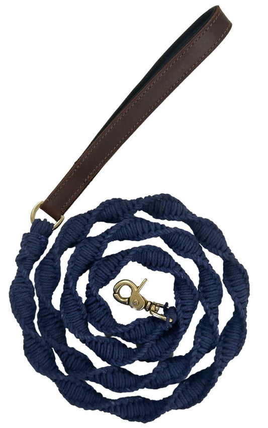Baydog Navy Blue Seaside Leash