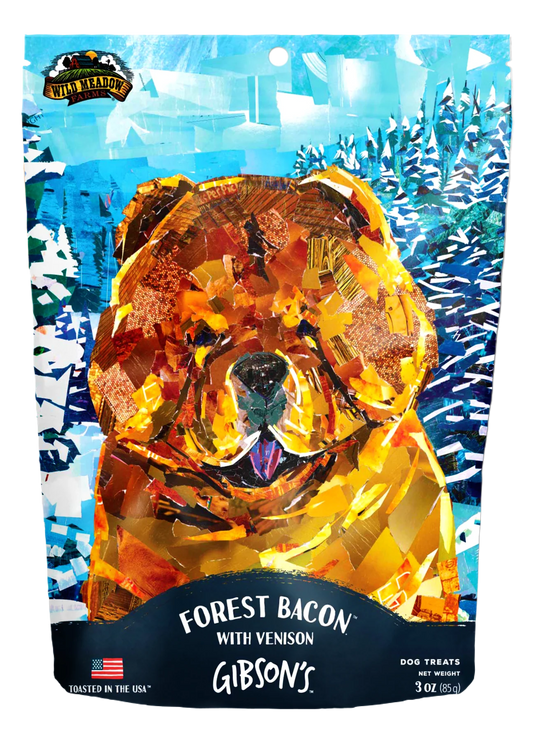 Gibson's Forest Bacon with Venison Jerky Dog Treats