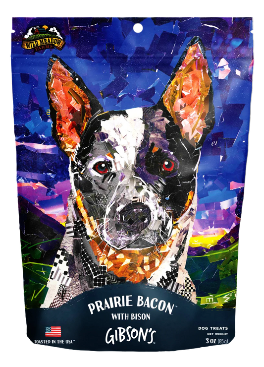 Gibson's Prairie Bacon with Bison Jerky Dog Treats