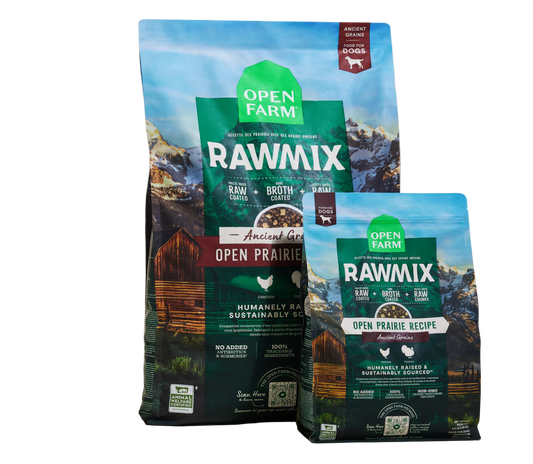 Open Farm RawMix Open Prairie Ancient Grain Dog Kibble