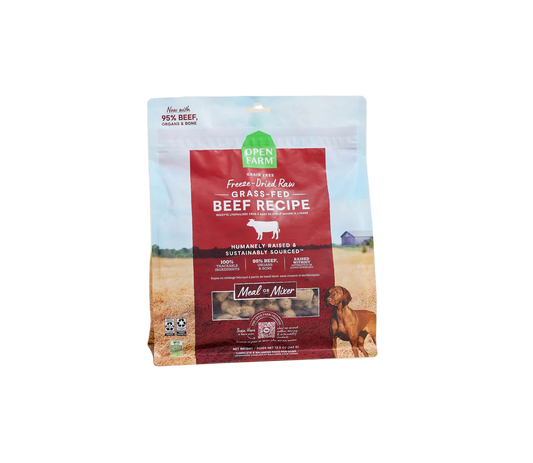 Open Farm Freeze Dried Raw - Grass Fed Beef Morsels for Dogs