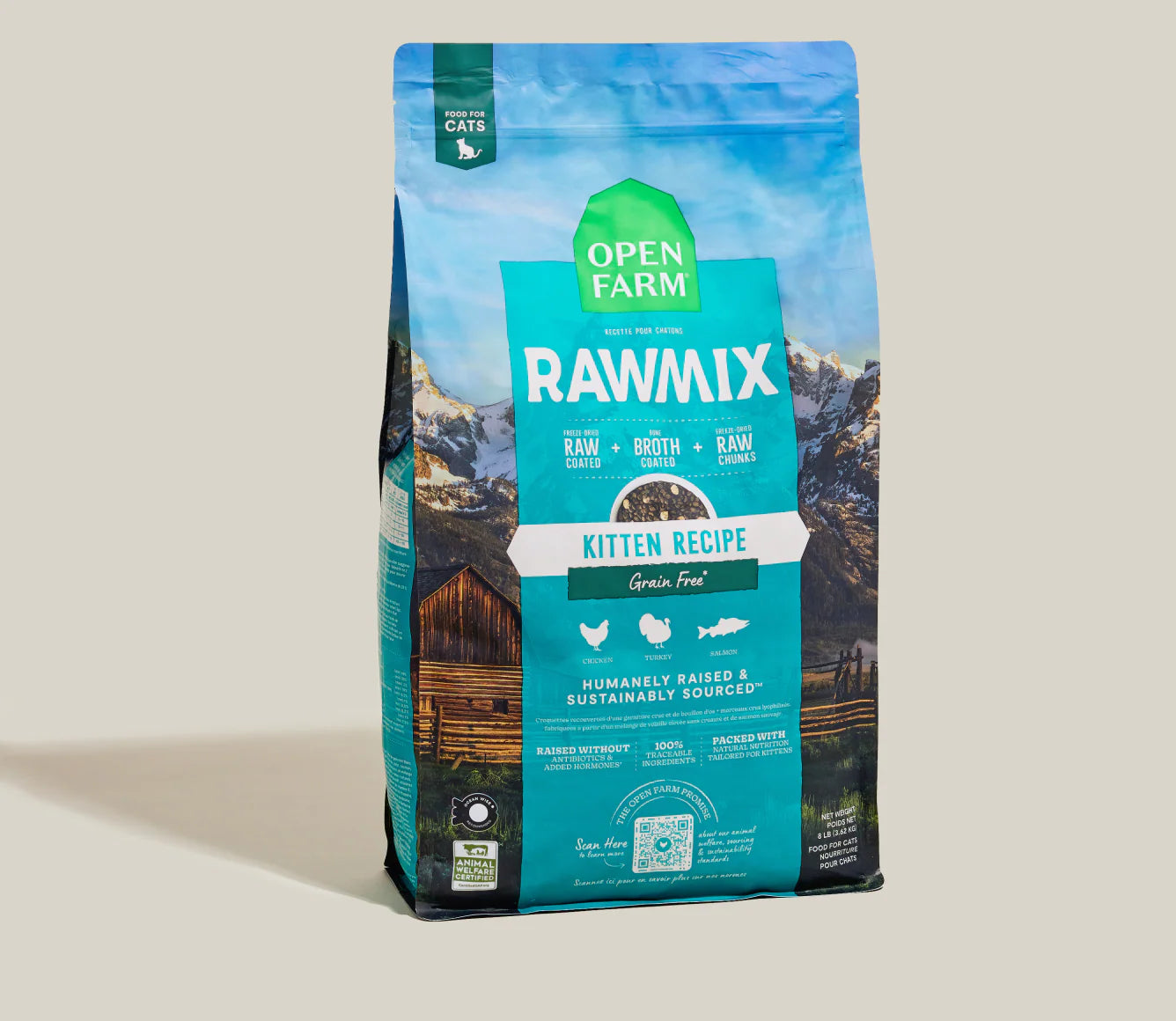 Open Farm RawMix Grain Free Dry Kitten Food