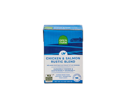 OPEN FARM Certified Humane Chicken & Salmon Rustic Blend Wet Food for Cats