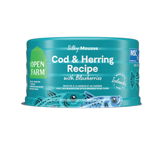 Open Farm Cod Recipe With Blueberries Wet Icelandic Dog Food