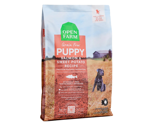 OPEN FARM Grain Free Salmon & Sweet Potato Dry Puppy Food