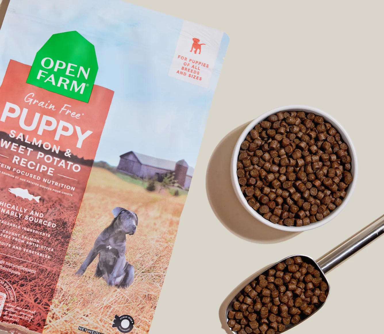 Open Farm Salmon & Sweet Potato Dry Puppy Food