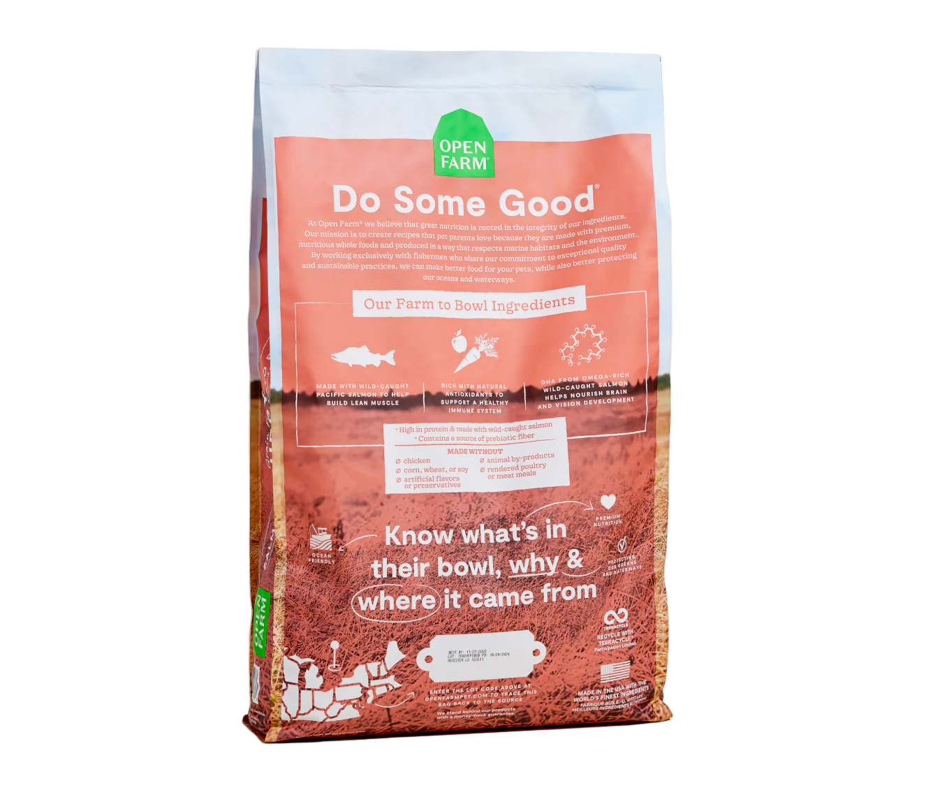 Open Farm Salmon & Sweet Potato Dry Puppy Food