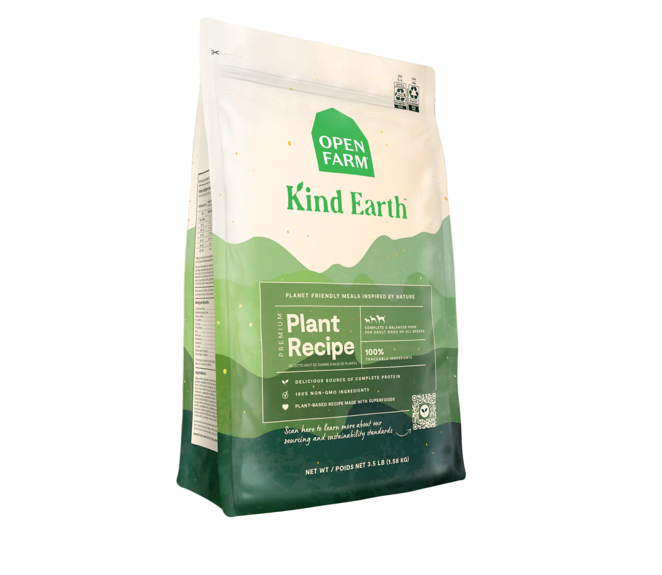 Open Farm Kind Earth Premium Plant Dog Kibble Recipe