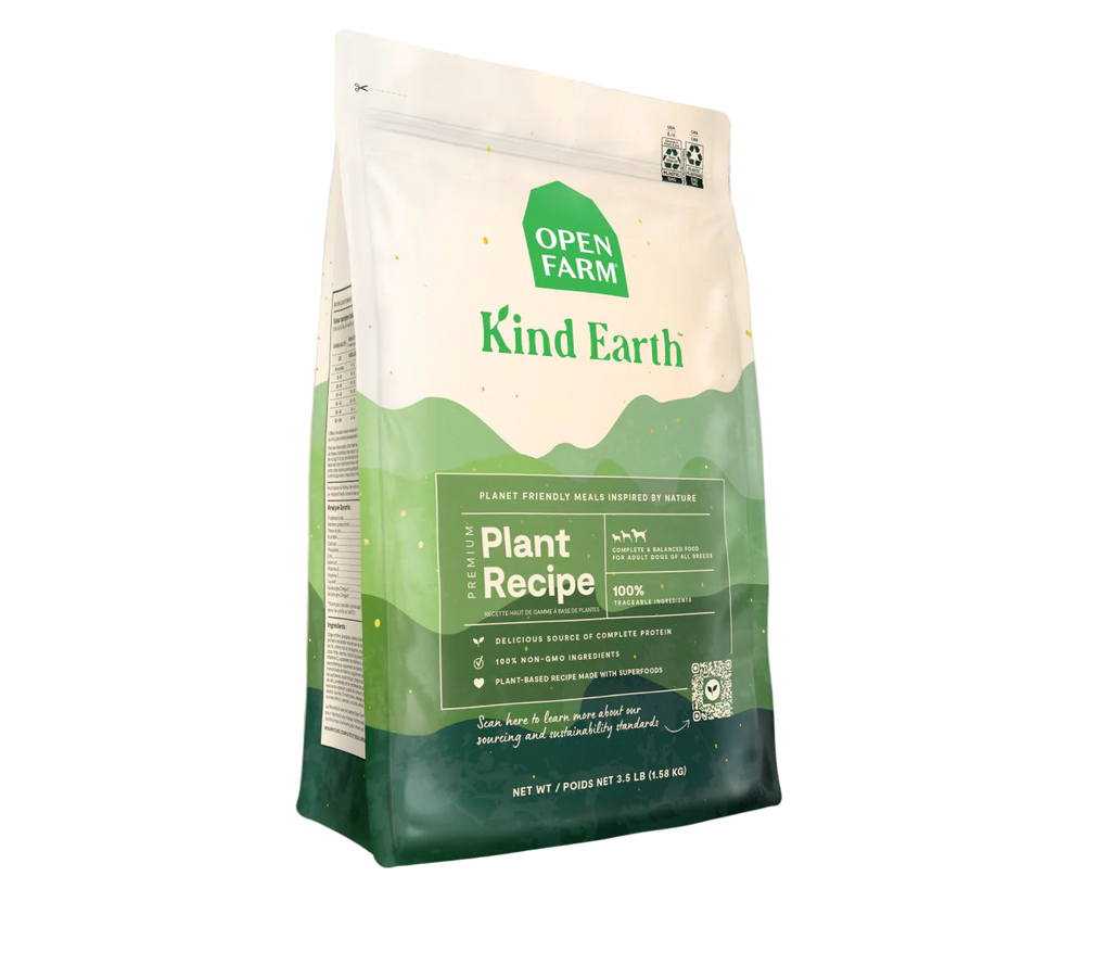 Earthmoving Kibble Open Farm Kind Earth Premium Plant Dog Kibble Recipe – Hearty Pet