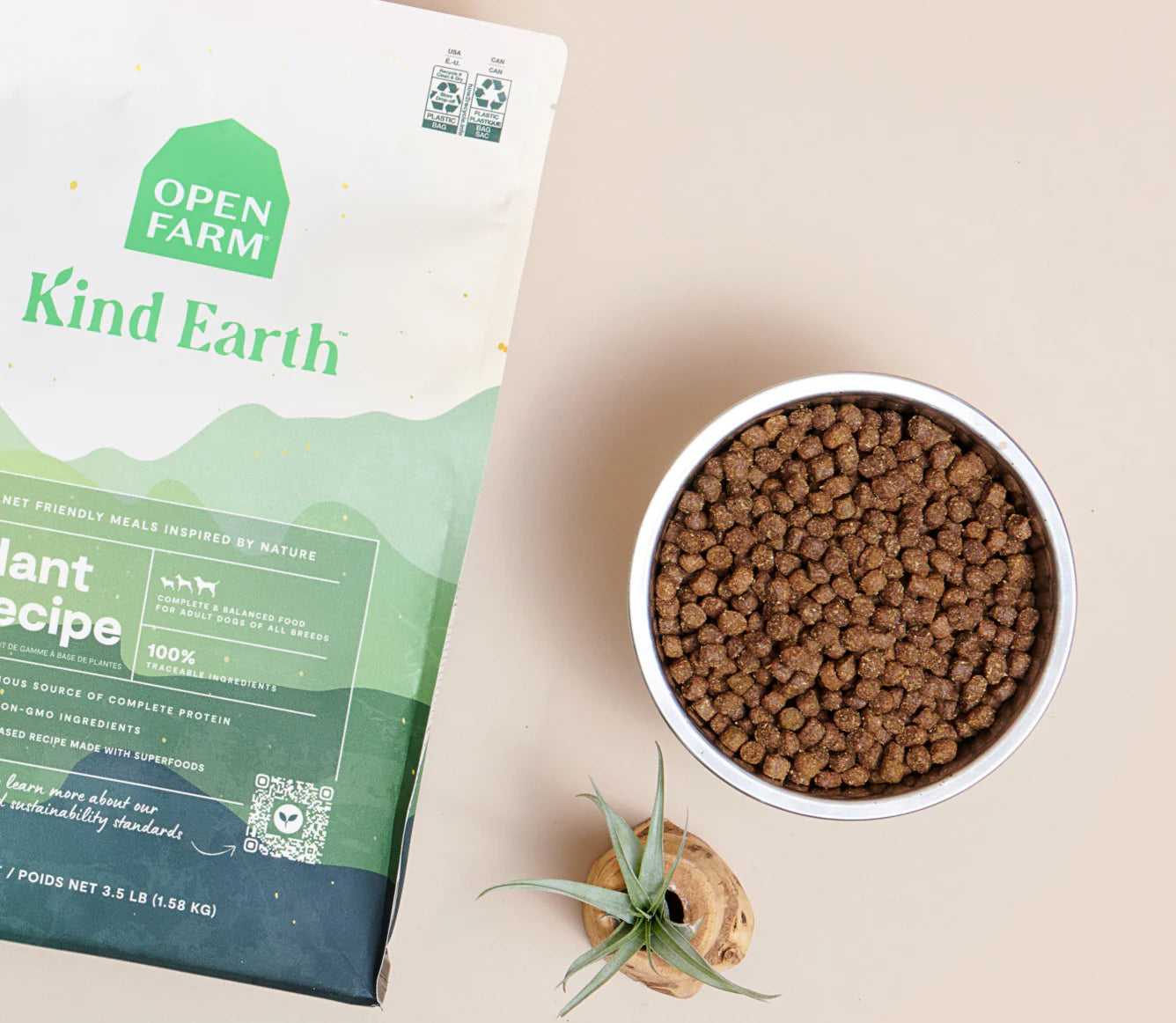 Open Farm Kind Earth Premium Plant Dog Kibble Recipe