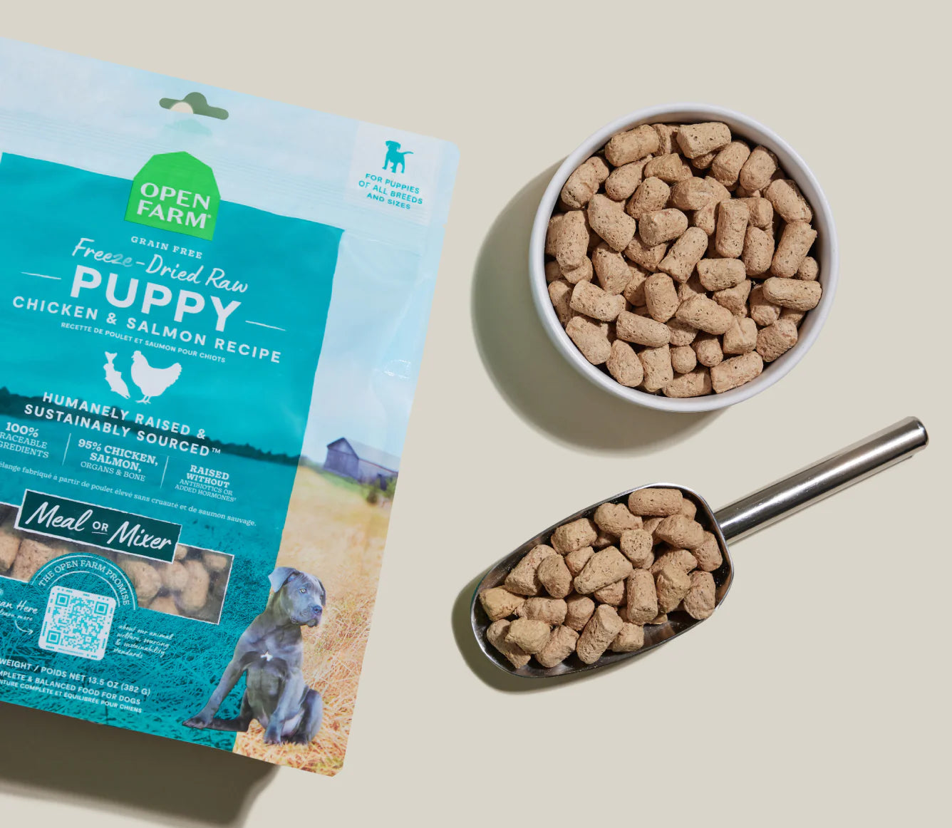 Open Farm Puppy Chicken & Salmon Morsels