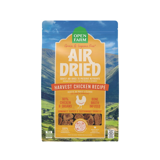 OPEN FARM Air Dried Harvest Chicken Recipe Dog Food
