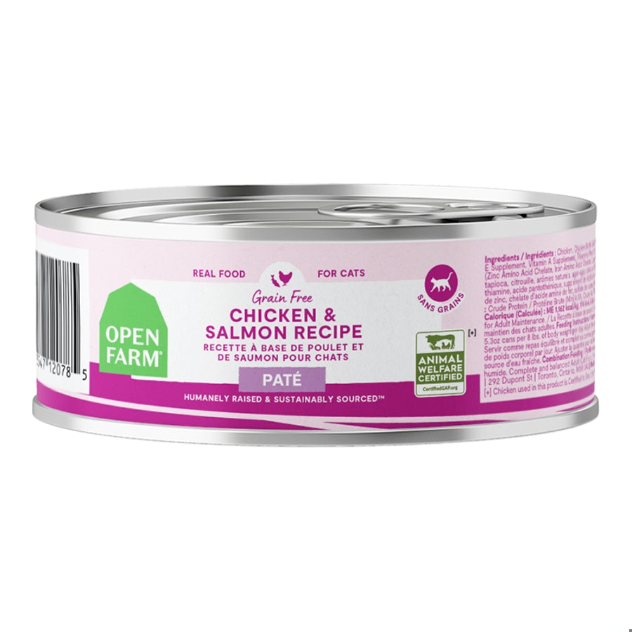 OPEN FARM Grain Free Chicken & Salmon Recipe Canned Cat Food