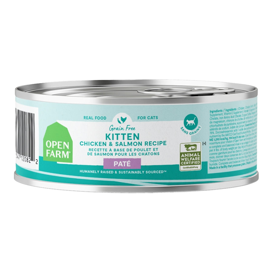OPEN FARM Grain Free Chicken & Salmon Canned Kitten Food