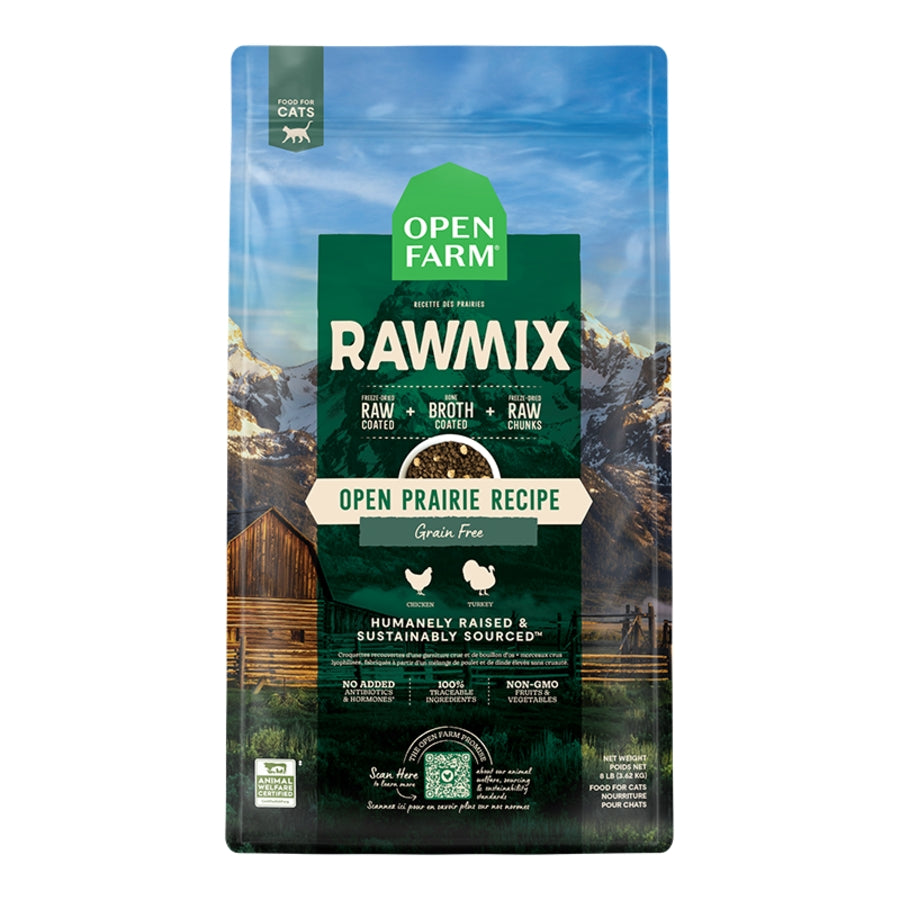 OPEN FARM RawMix Open Prairie Grain Free Dry Cat Food