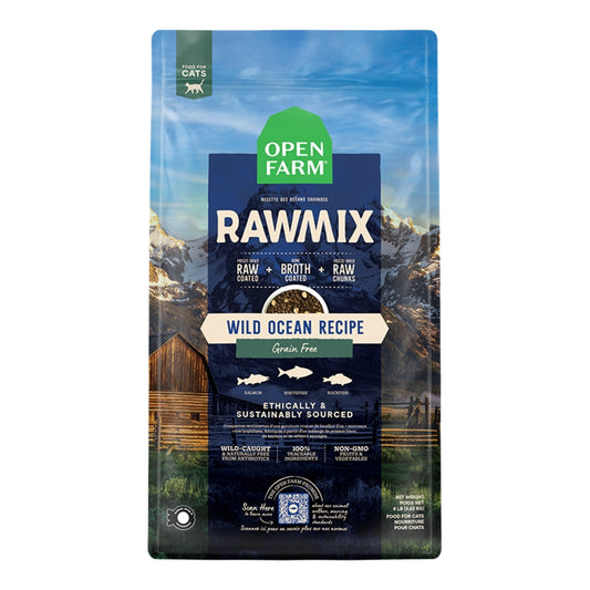 OPEN FARM RawMix Wild Ocean Grain Free Dry Cat Food