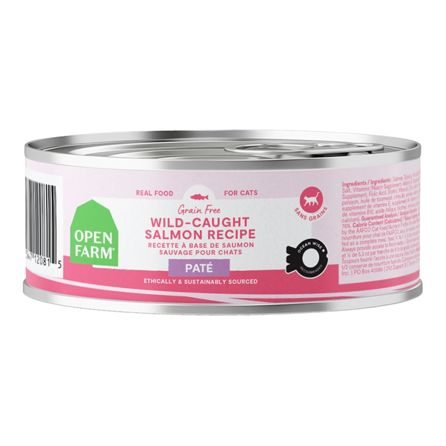 OPEN FARM Grain Free Wild Caught Salmon Canned Cat Food