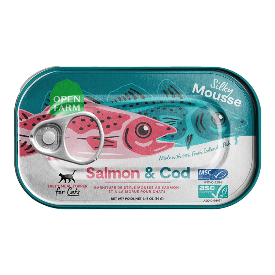 Open Farm Salmon & Cod Wet Topper for Cats