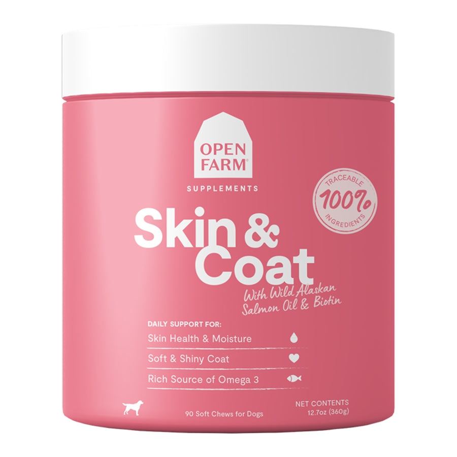 OPEN FARM Skin & Coat Dog Supplement