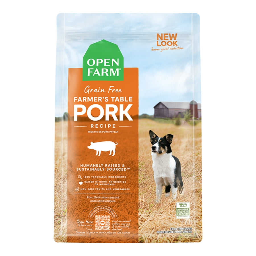 OPEN FARM Grain Free Farmer's Table Pork & Root Vegetable Recipe Dry Dog Food
